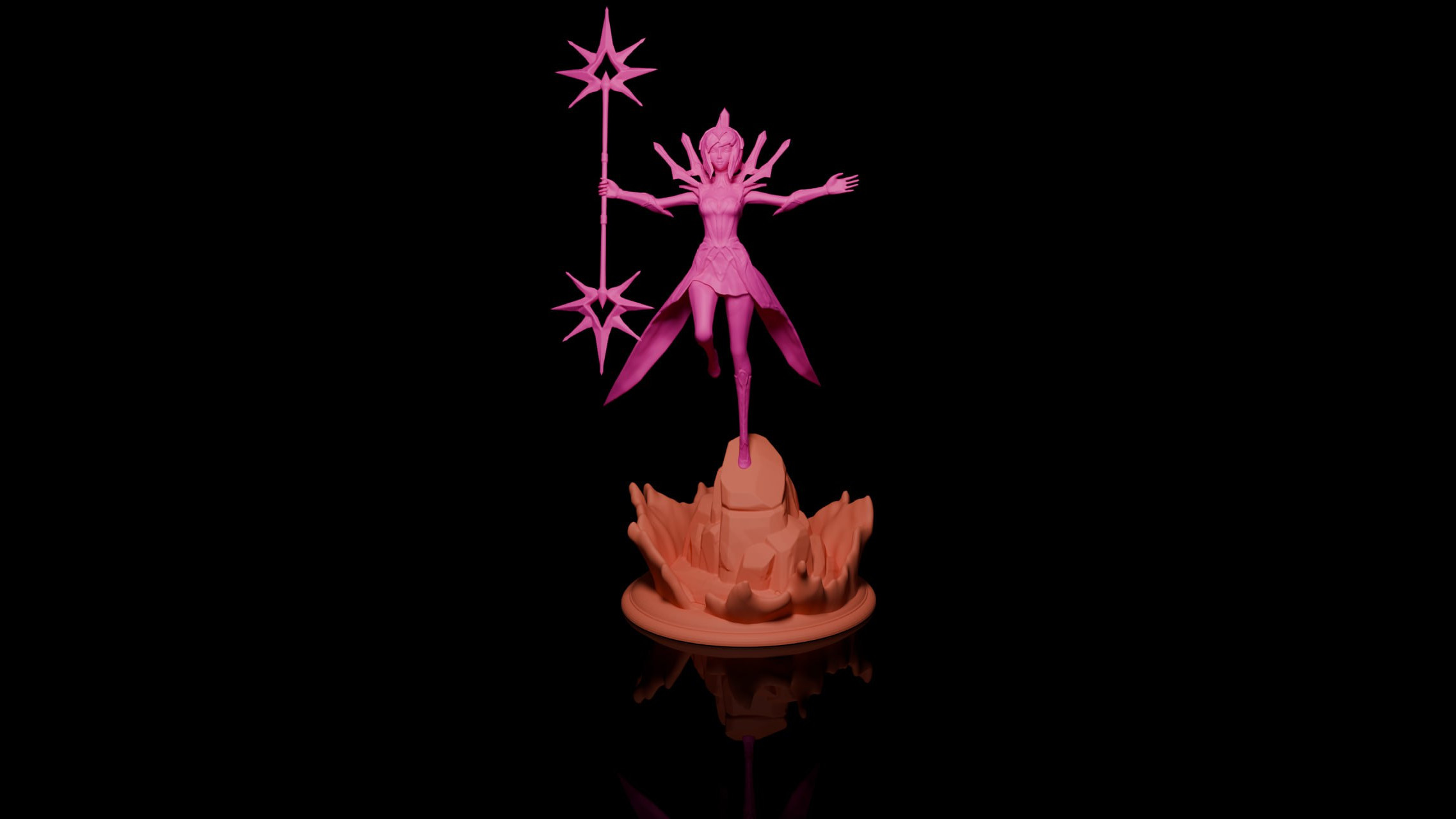 Elementalist Lux Statue